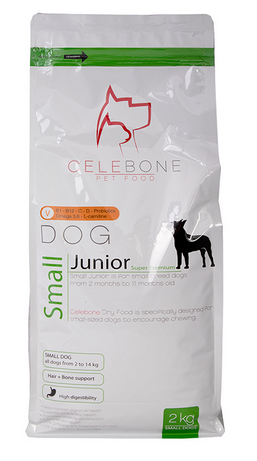 غذاي خشك سگ نابالغ كوچك celebon small junior