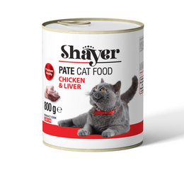 shayer cat chicken & liver 800g