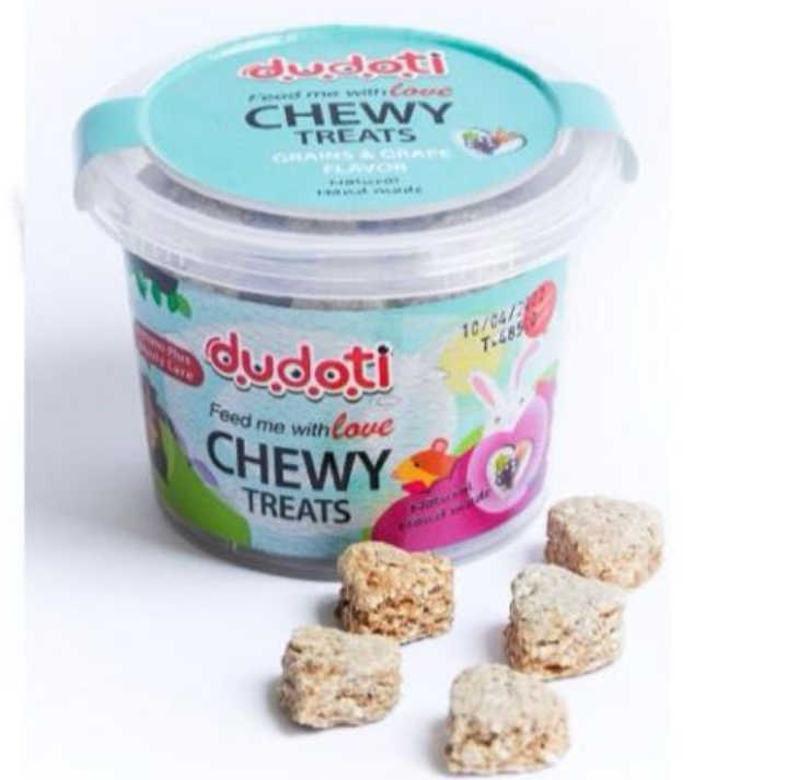 تشويقي پلت مخصوص جونده با طعم كشمش و غلات dudoti150g