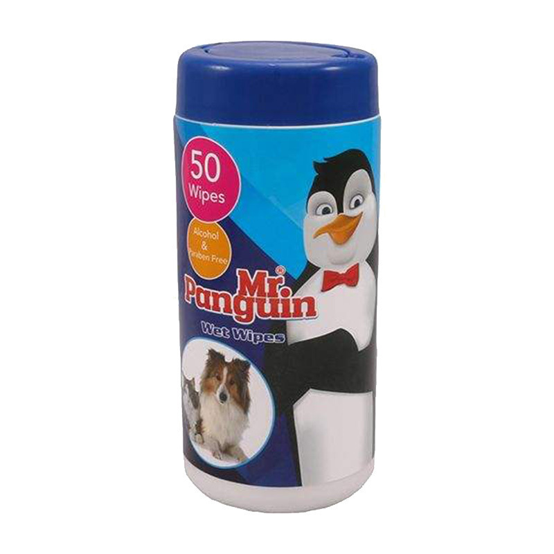 دستمال مرطوب mr.panguin 50wipes