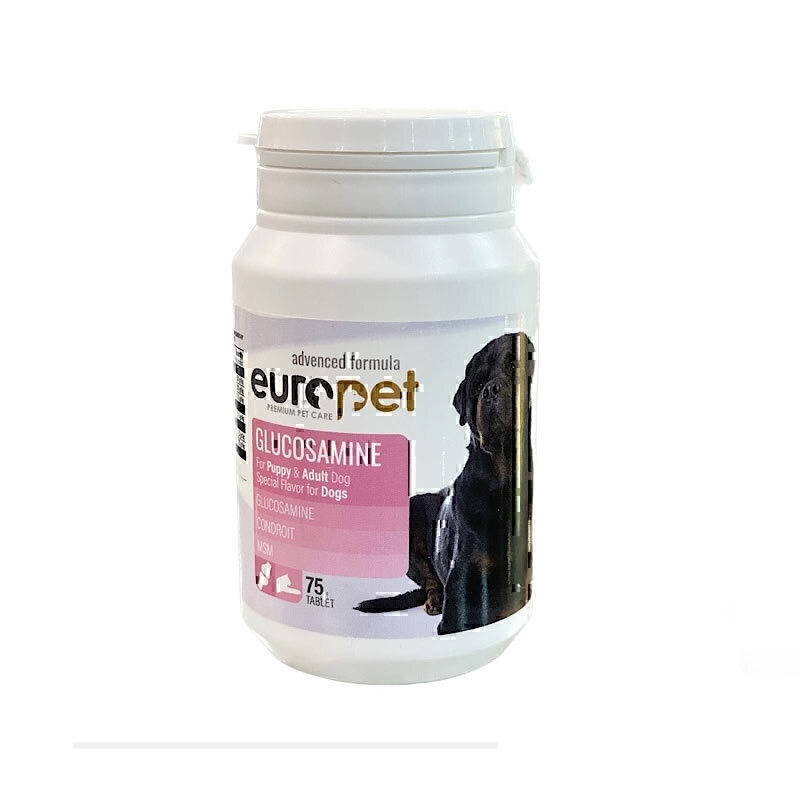 قرص گلوكزامين مخصوص سگ europet 75tab