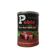 كنسرو سگ با طعم گوشت قرمز خالص pablo 400g